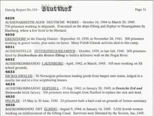 Danzig Report No. 104 Stutthof page 31