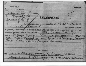 Frieda Senger Russian Incarceration Records-2