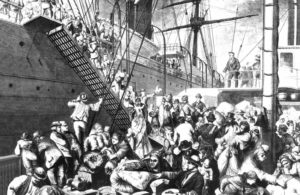 Germans emigrate to America-1874