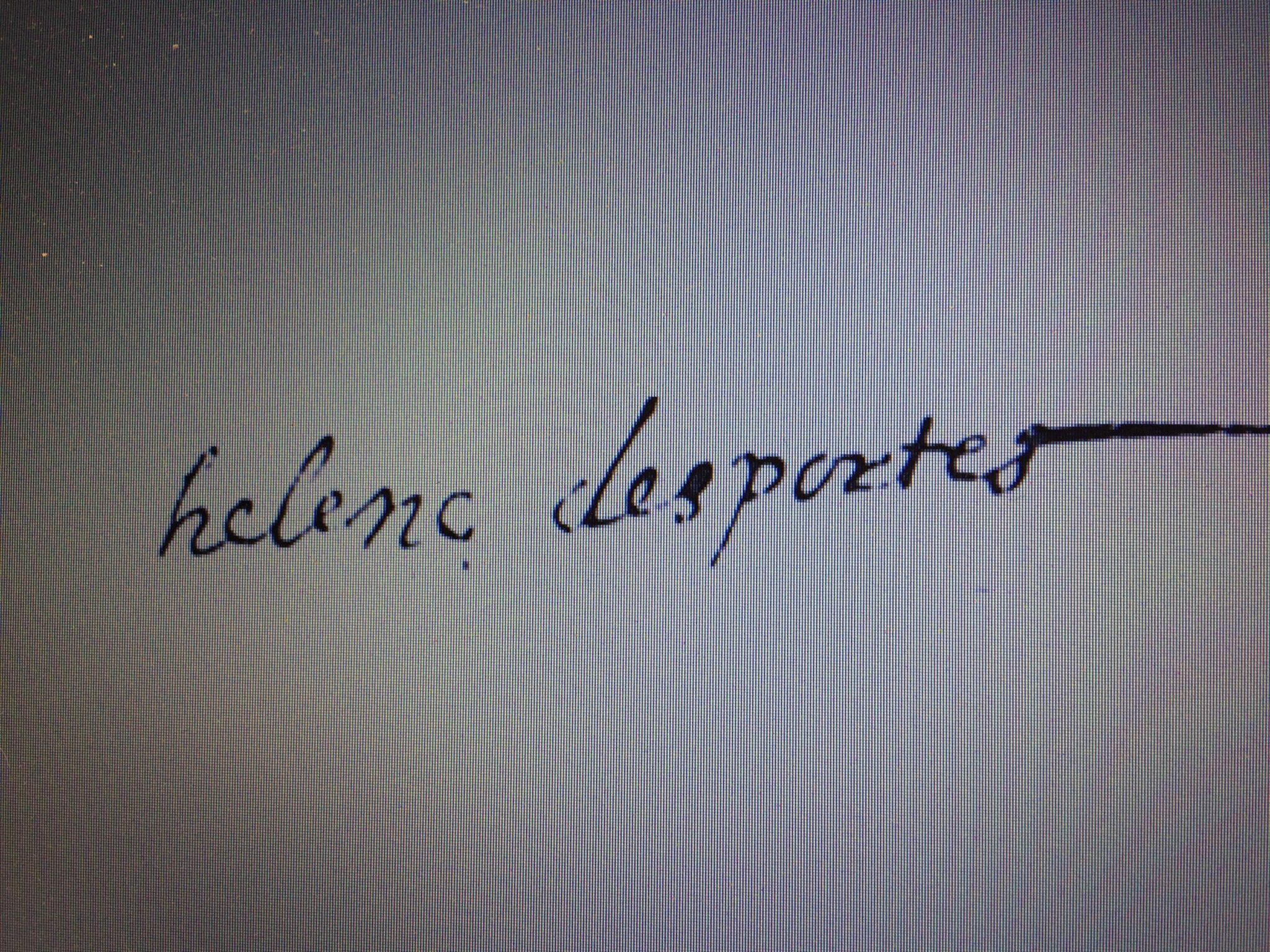 No photo exists of Helene, only her signature. Does imply that she could read and write . . . Added by: Marc L Gaudio Jr on 28 Apr 2019