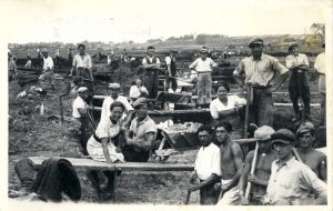 Jewish forced Laborers in a water works camp (Wasserwirtschaftslager) in the Lublin District, IPN Lublin 500-44