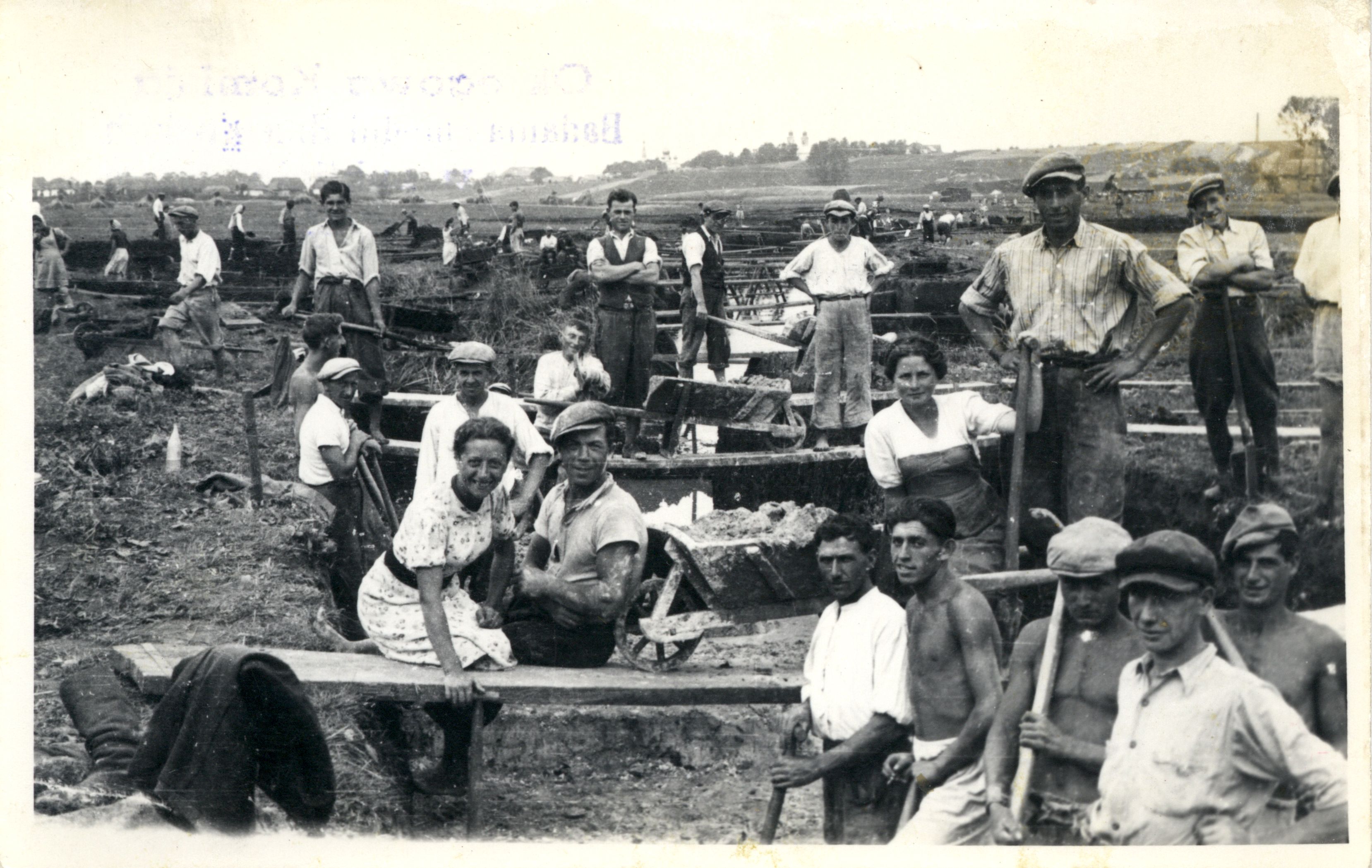 Jewish forced Laborers in a water works camp (Wasserwirtschaftslager) in the Lublin District, IPN Lublin 500-44