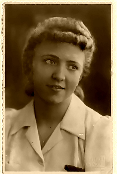 Louise Senger- 1937 repaired photo