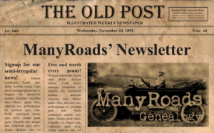 ManyRoads News
