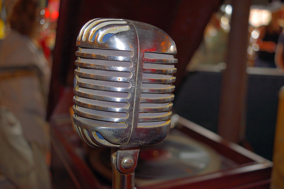 Retro Microphone Vintage Antique Old Microphone