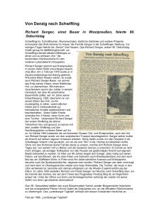 Richard Senger 90 Geburtstag, 1969