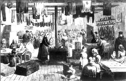 Temporary quarters for Volga Germans in central Kansas, 1875 source: Wikipedia