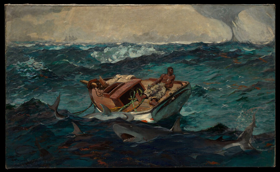 The Gulf Stream- Winslow Homer 1899 & 1906- The Met - OA Public Domain