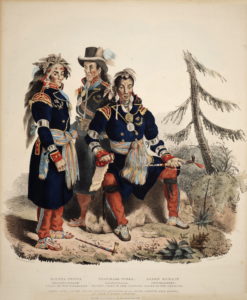 Three chiefs of the Huron