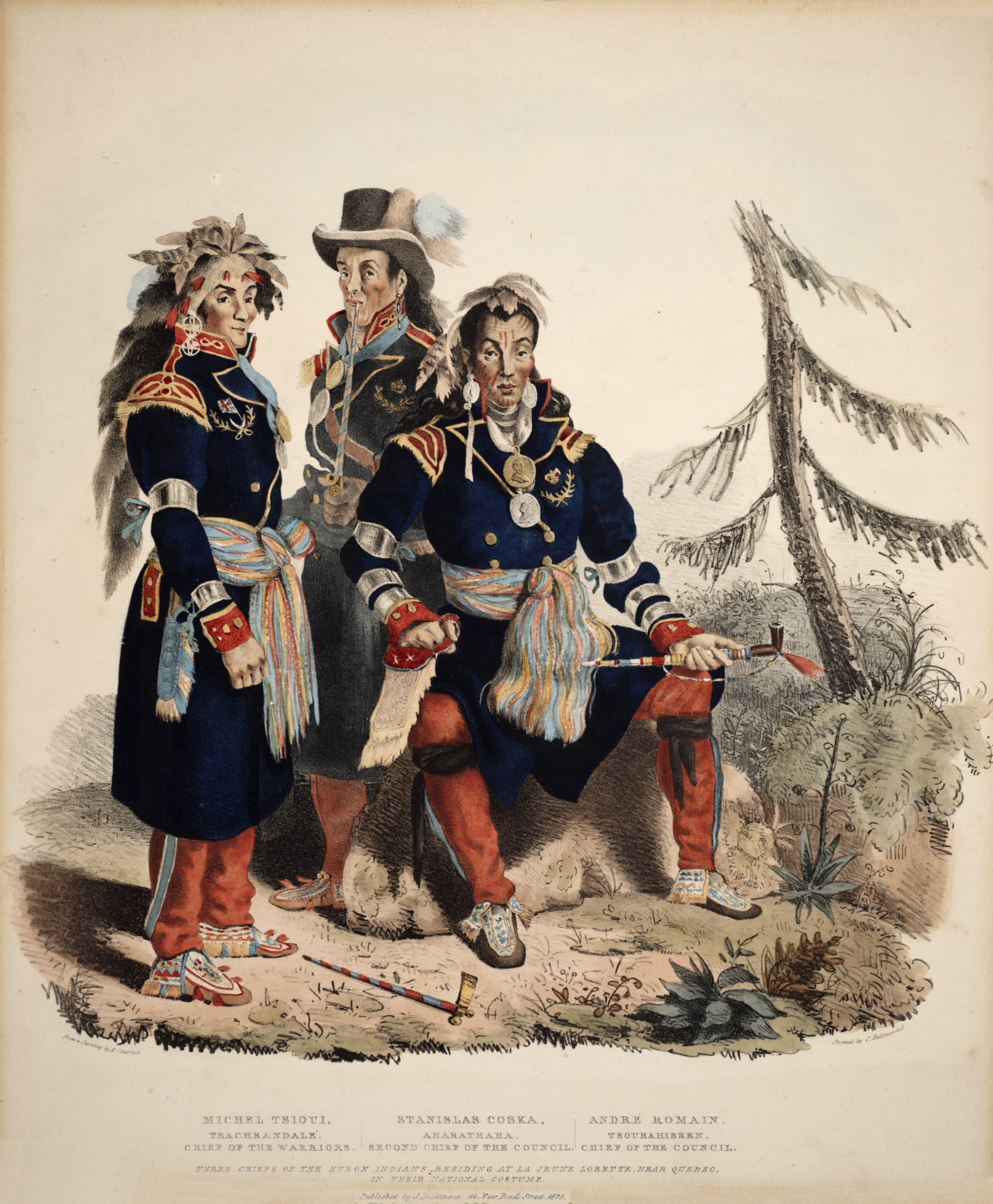 Three chiefs of the Huron