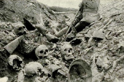 Ww1. Trench excavation near Fort Douaumont, Verdun, 1917
